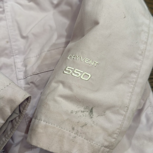 The North Face Light Pink Jacket with Faux Fur Hood 2T toddler parka - Picture 12 of 12